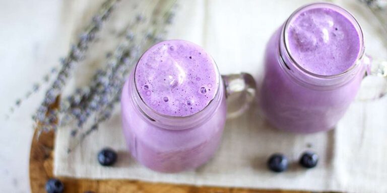 levendulás málnás smoothie